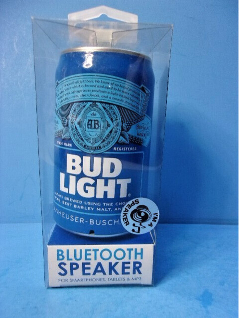 Bud Light Beer Can Bluetooth Wireless Speaker Budweiser Beer Novelty Gift New